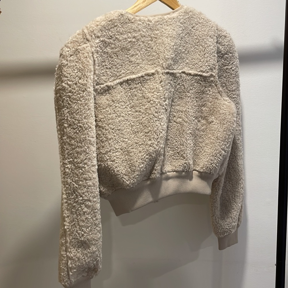 Stacy Faux Fur Jacket Ivory - Picture 10 of 11